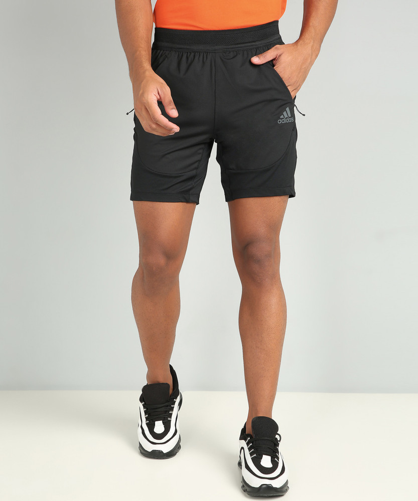 ADIDAS Mesh Men Black Sports Shorts Buy ADIDAS Mesh Men Black