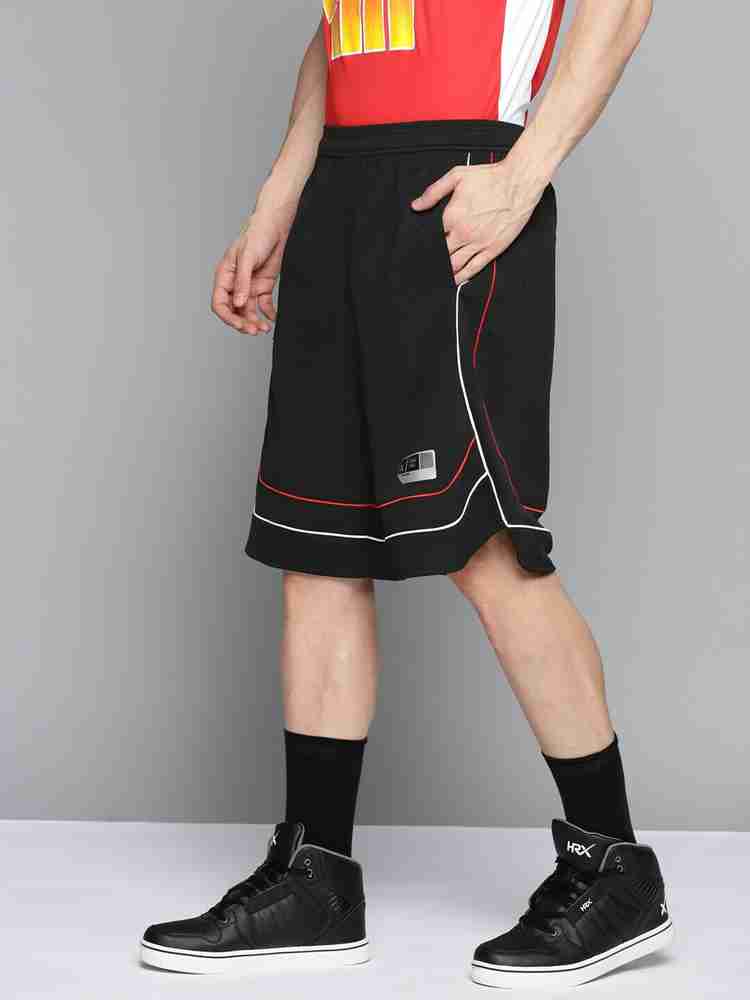 HRX by Hrithik Roshan Solid Men Black Sports Shorts Buy HRX by