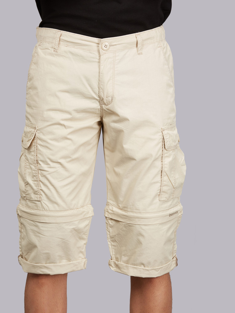 Buy bEEVEE Solid Men Beige Cargo Shorts Online at Best Prices in India Flipkart