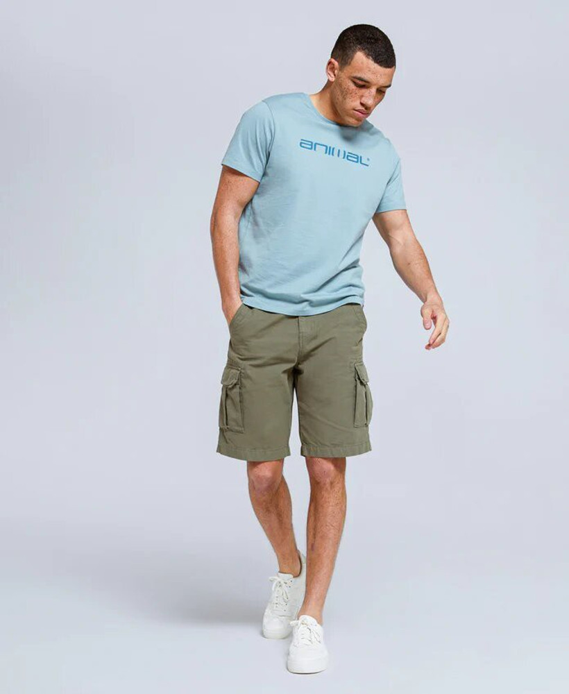 BEARSON Solid Men Dark Green Cargo Shorts Buy BEARSON Solid Men