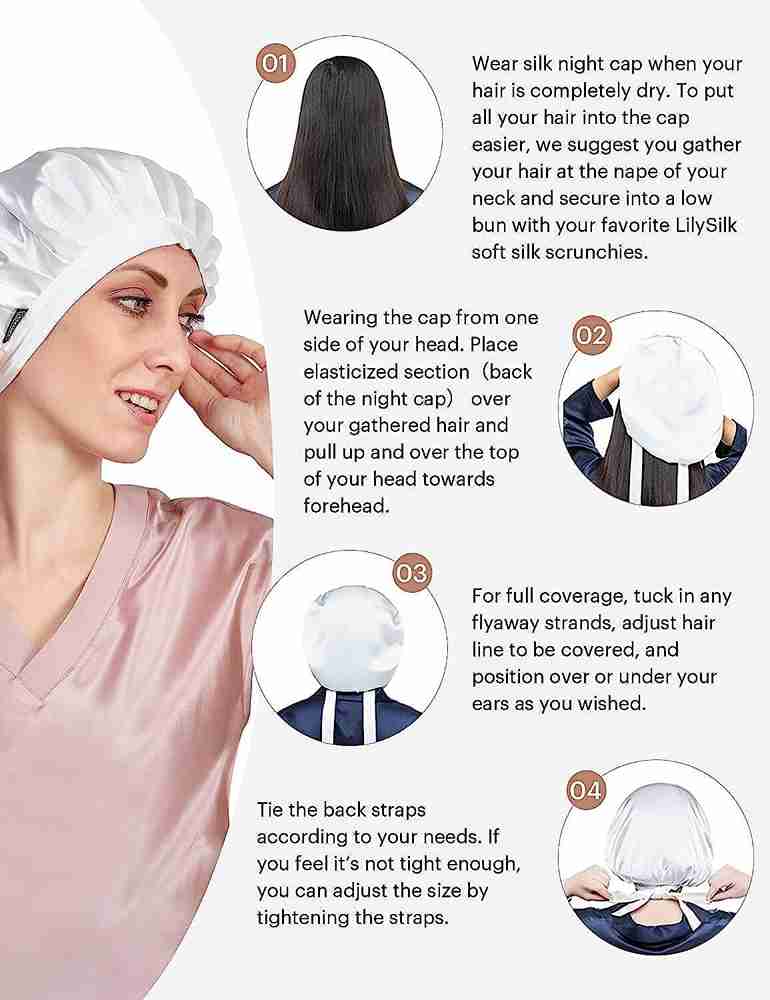 Silk sleep outlet cap