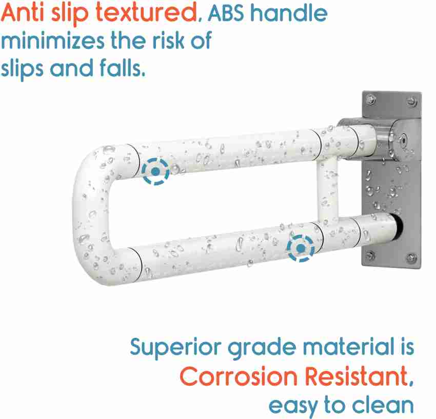 KosmoCare Stainless Steel 135 with Anti-Slip Nylon Grip Grab Bar