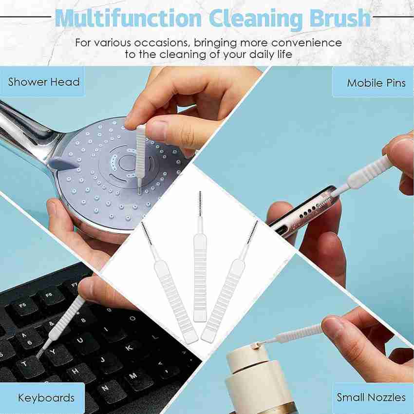 30Pcs Shower Head Cleaning Brush - Small Hole Cleaner,Multifunctional Gap  Hole Anti-Clogging Cleaning Brush, Reusable Bottle Tube Brushes,Nylon  Bottle Pipe Cleaner,Cell Phone Hole Brush 