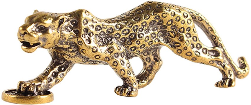 Lyla Brass Cheetah Figurine Decorations Collections Vintage for