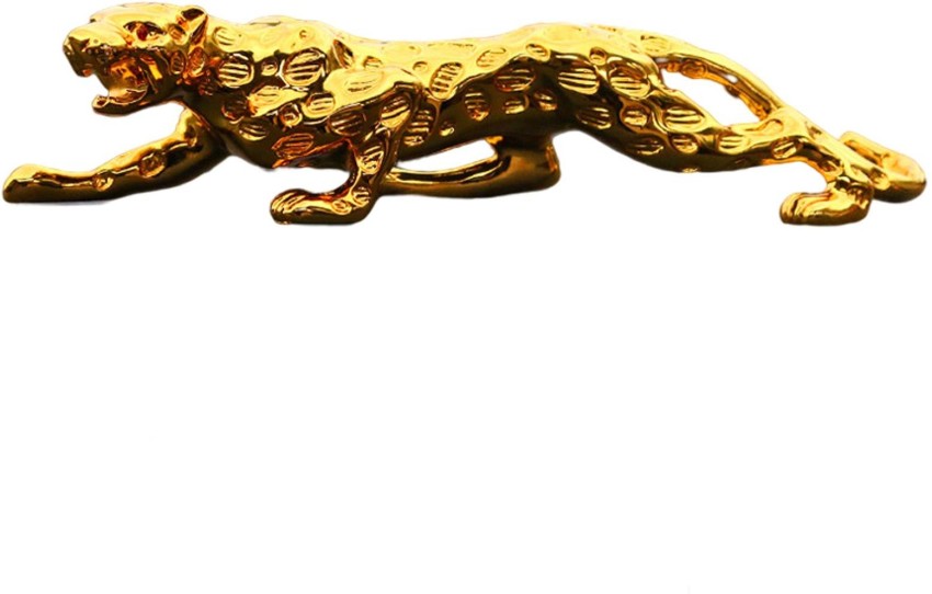 Golden Cheetah Statue Luxurious Gold Plated Cheetah Sculpture Luxurious  Animal Figurines Art Sculpture Handmade Custom Gift Decor 