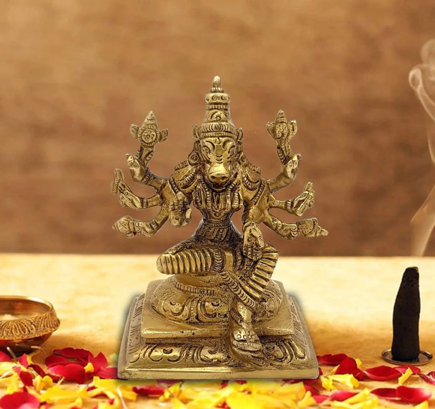 Chkoteravatiya Varahi Amman Statue Idol 8cm brass golden Decorative  Showpiece - 8 cm Price in India - Buy Chkoteravatiya Varahi Amman Statue  Idol 8cm brass golden Decorative Showpiece - 8 cm online at