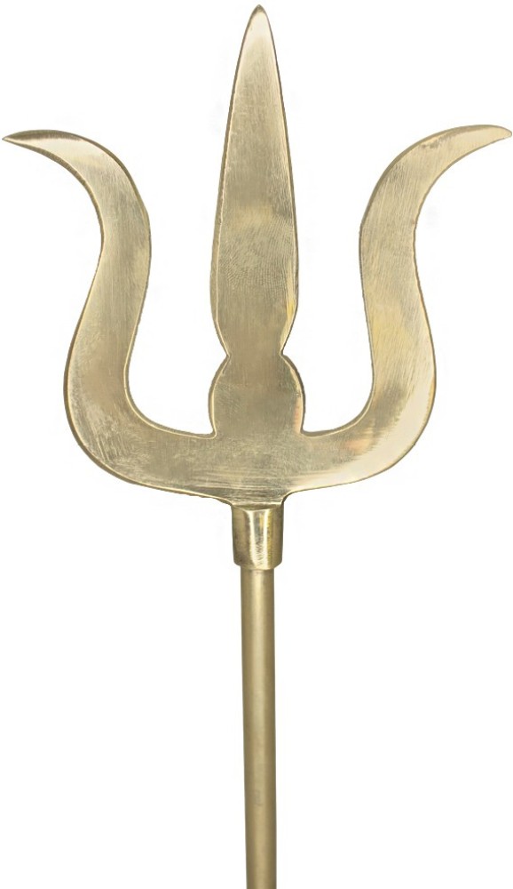 Buy Brass trishul Big Size  trishool 30 inches Large Long Lord Shiva  Trident for Pooja Online at Low Prices in India 