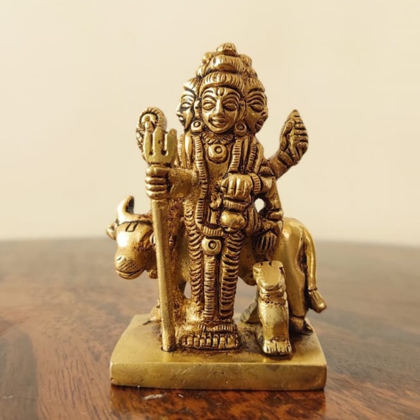 Dattatreya Bhagwaan, Lord Dattatreya Brass Idol 3 inch, Bronze Datta Guru  Sculpture, Brass Murti Guru Dattatray for home Decor - Buy Other Idol Statue  Online