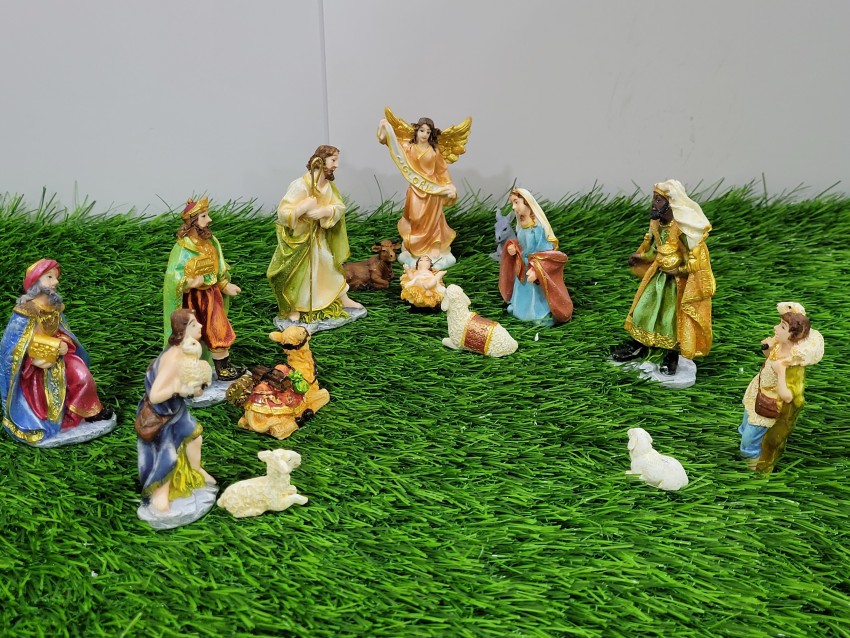 Christmas shop crib statues