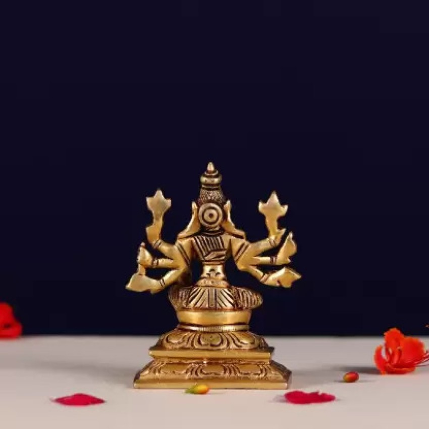 Gupangam BRASS VARAHI AMMAN IDOL 8CM Decorative Showpiece - 8 cm