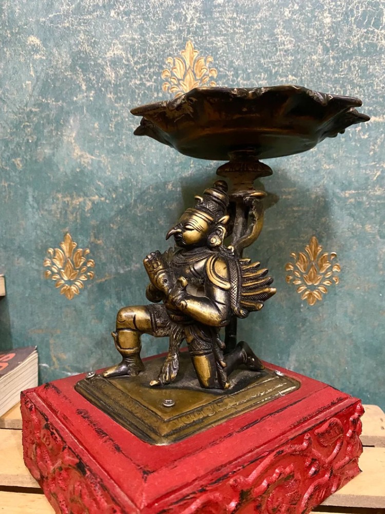 MohanJodero Brass Parvati Statue - Buy Indian Handicrafts Online I