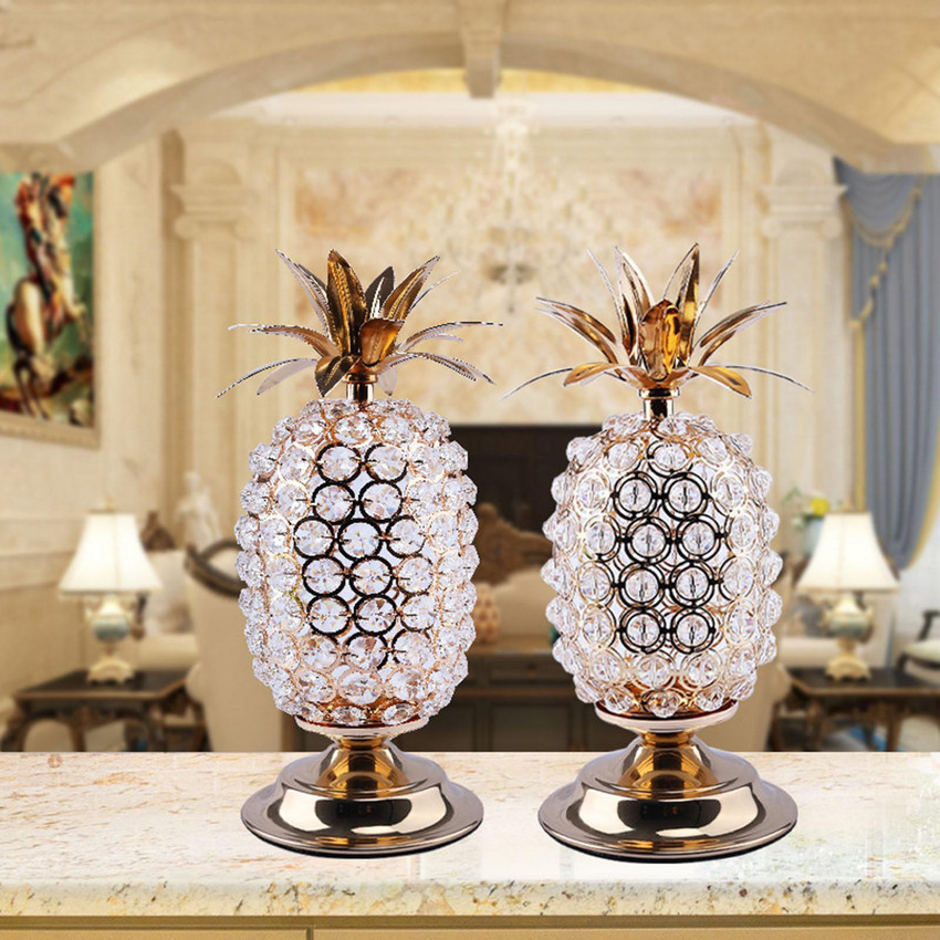 Lyla Crystal Fruit Statue Figurine Ornaments for Bedroom Decor