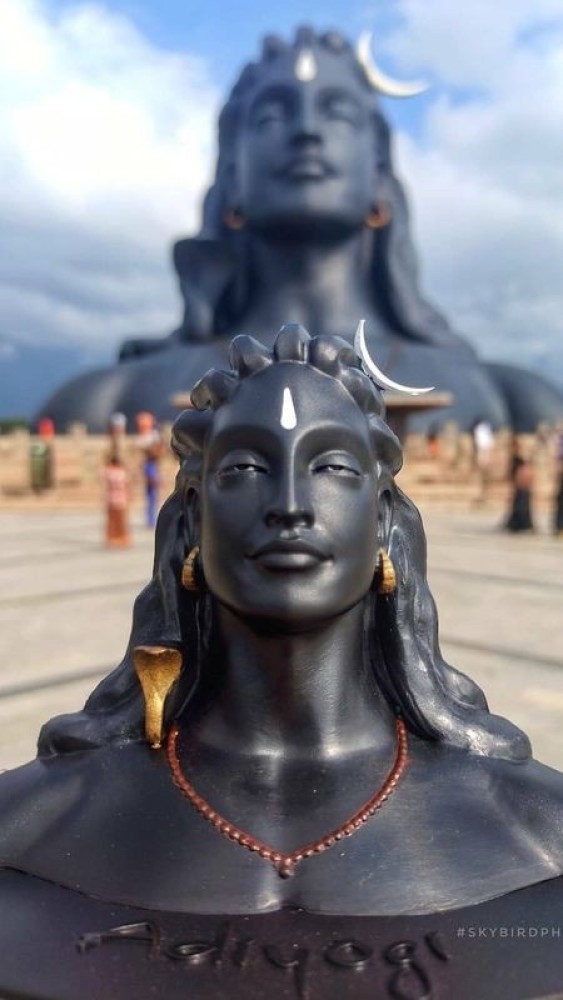 Adiyogi Shiva Statue with Mala for Car Dash Board, Pooja & Gift, Mahadev  Murti,adiyogi,adiyogi