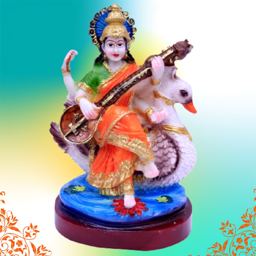 CraftGreen Mata Saraswati idol Saraswati murti Saraswati statue