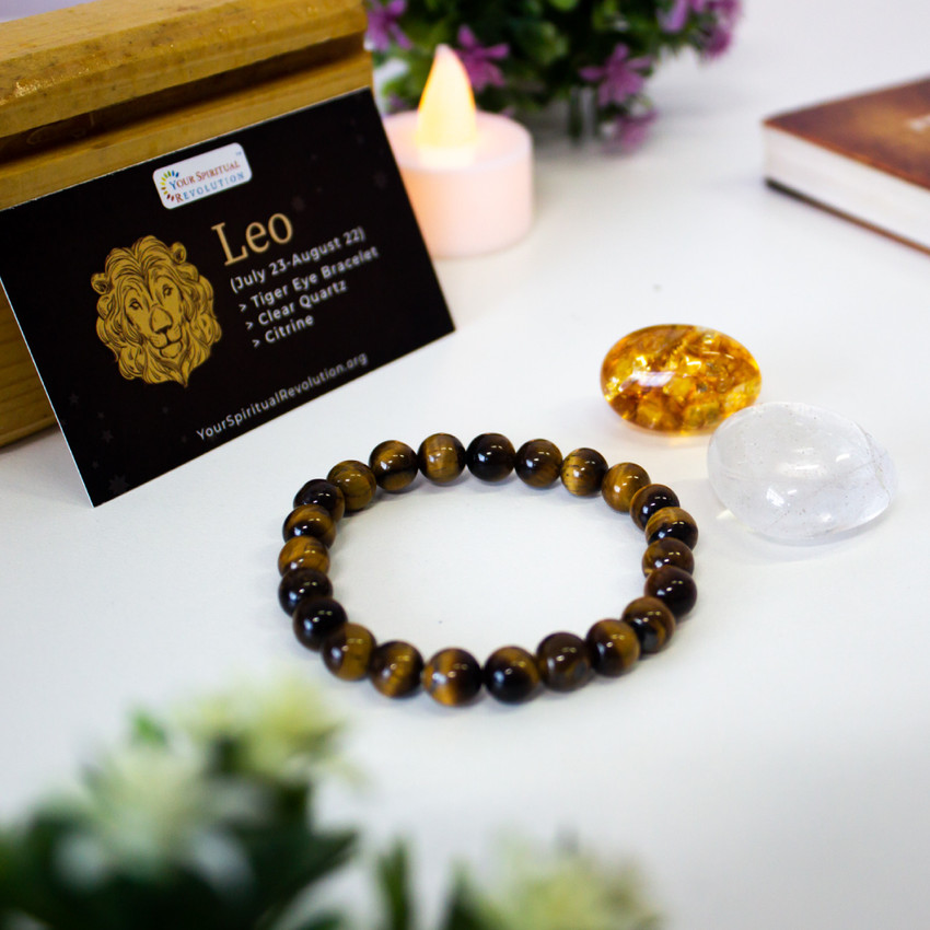 Leo crystal deals bracelet