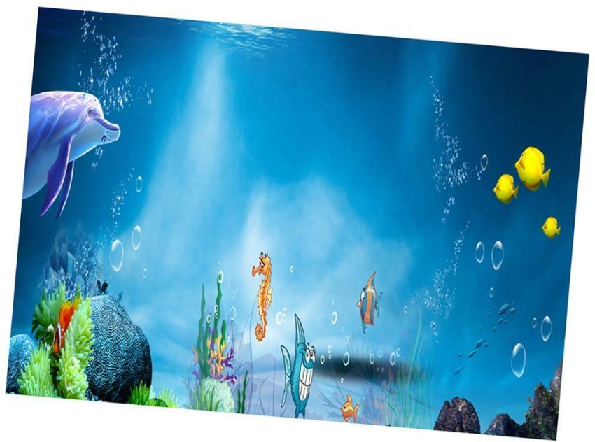 Lyla 3D Aquarium Fish Tank Background Poster Picture PVC Adhesive Decor  61x41cm Decorative Showpiece - 5 cm Price in India - Buy Lyla 3D Aquarium  Fish Tank Background Poster Picture PVC Adhesive