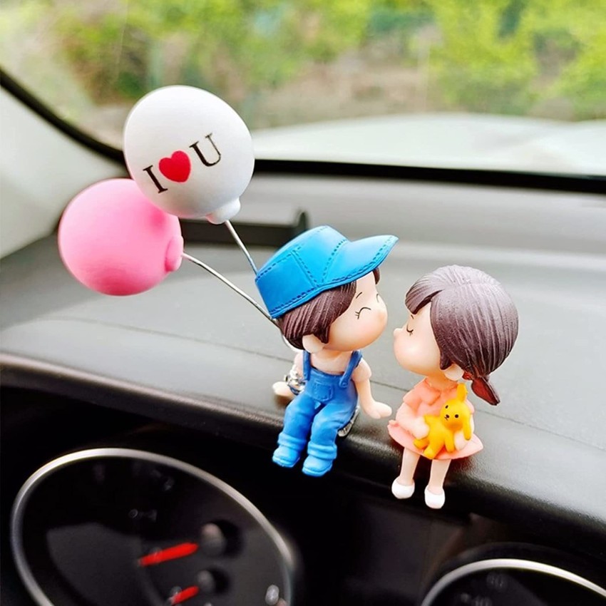 Lovely Cute Creative Cartoon Couple Car Interior Decoration Ornaments