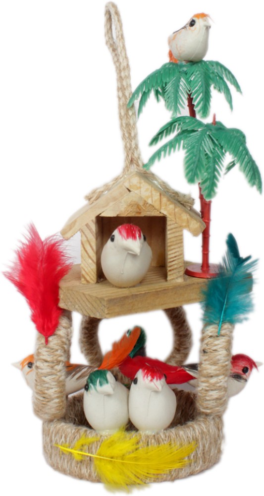 shinde exports Decorative Artificial Birds Nest Hanging Made of