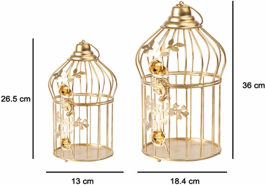 White Decorative Metal Bird Cage, For Decoration at Rs 250 in