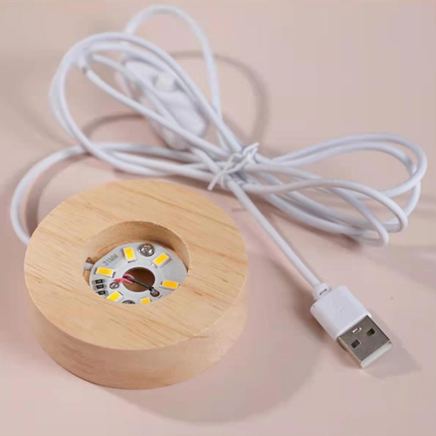 Avec Câble USB Socle LED, Socle Lumineux LED Socle Lumineux, Pour Statues 