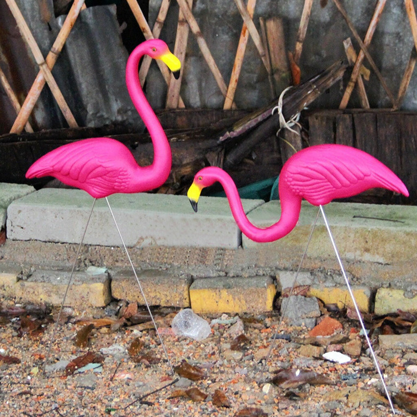 Lighted Flamingo Yard Decorations | Shelly Lighting