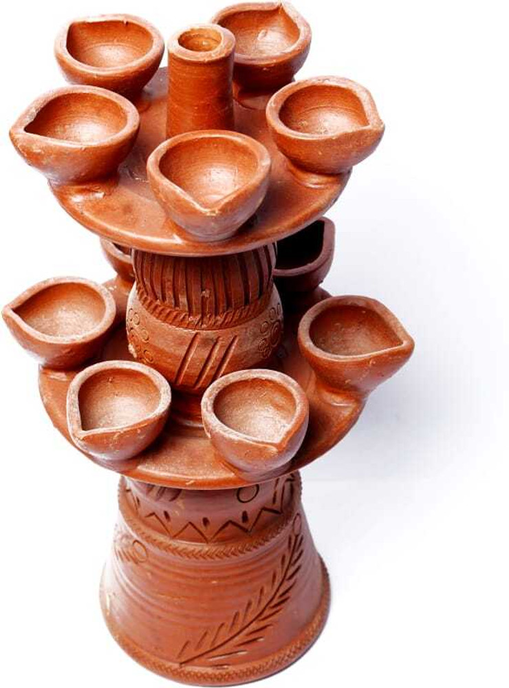 Terracotta Aurangabad Stand diya table diwali Home decorative Item