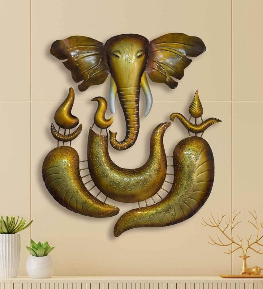Sandhya Craft Lord Ganesh Wall Art With Led Dimension 50x4x40