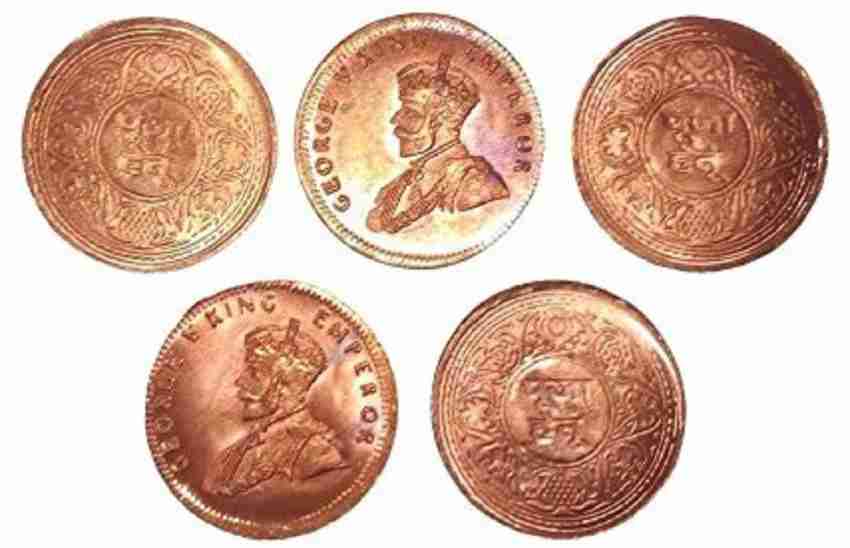 DEVAMA THE DIVINE Combo 11 Copper Coin and 11 Copper Hole Coin