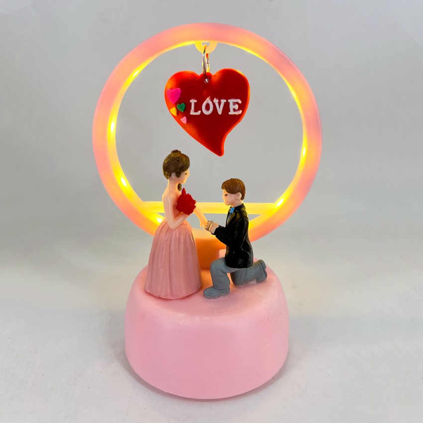 Elegant Lifestyle Musical Love Light Couple Gift for Anniversary Christmas  New Year GF Valentine's Decorative Showpiece - 18 cm Price in India - Buy  Elegant Lifestyle Musical Love Light Couple Gift for