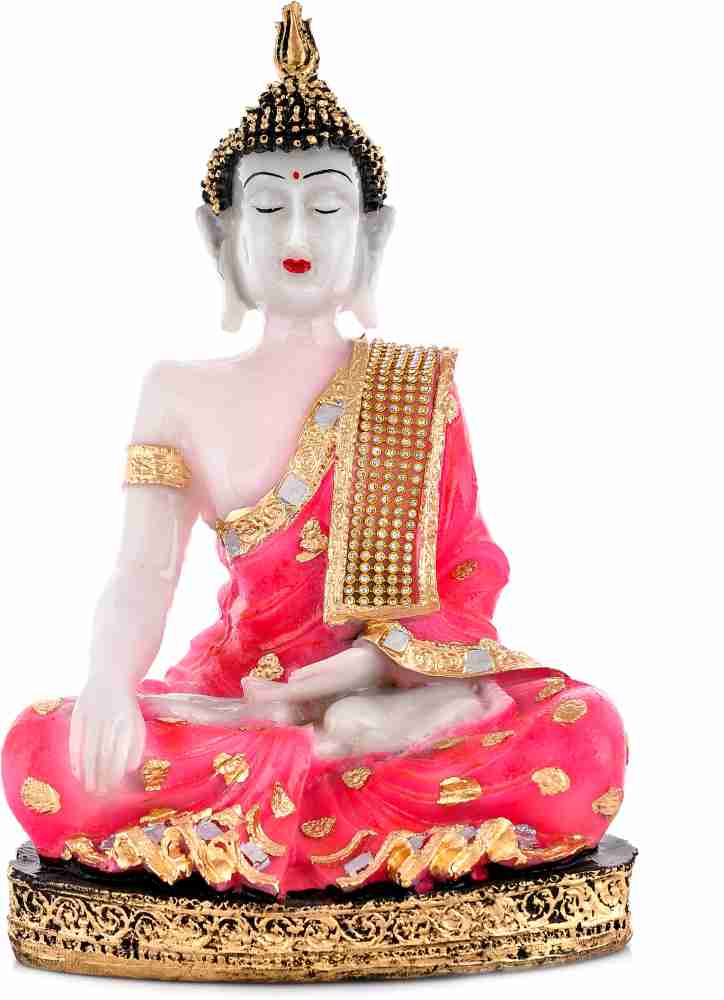 Shilp Saga Meditating Lord Buddha Statue Decorative Showpiece Decorative  Showpiece Decorative Showpiece - 23 cm