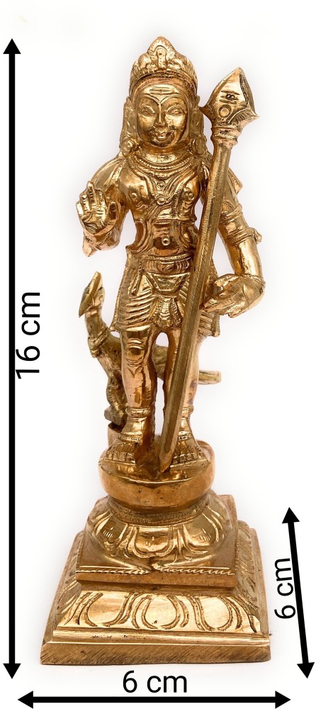Lord Murugan Brass Idol & Statue, Indian Home Decor