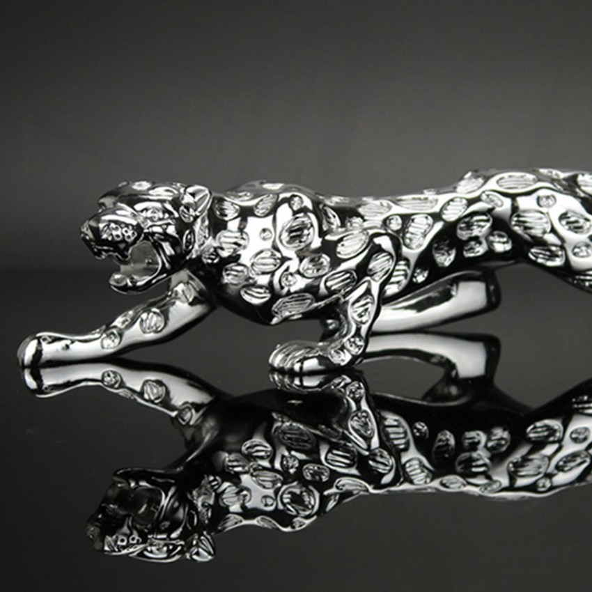 Leonardo Collection Silver Art Cheetah Sculpture Figurine Ornament