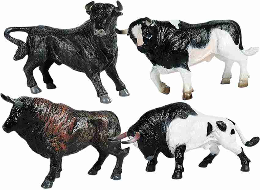 Lyla 4pcs Cattle Figurine Simulated