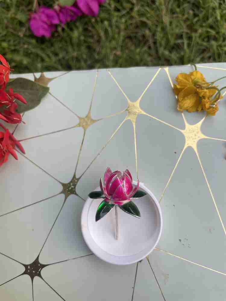 Pushpam Jewel Pure Silver Lotus Padam Kamal ka ful Decorative Showpiece 5 cm Price in India Buy Pushpam Jewel Pure Silver Lotus Padam Kamal ka ful Decorative Showpiece