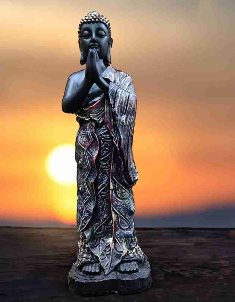TicknTake Long Standing Buddha Statue for your Living Rooms Decor