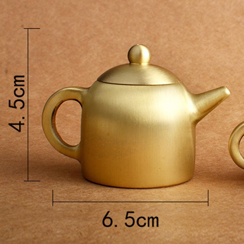 Lyla Brass Teapot Figurines Crafts Copper Kettle for Furniture Table Office  6.5cmx4.5 Decorative Showpiece - 10 cm Price in India - Buy Lyla Brass  Teapot Figurines Crafts Copper Kettle for Furniture Table