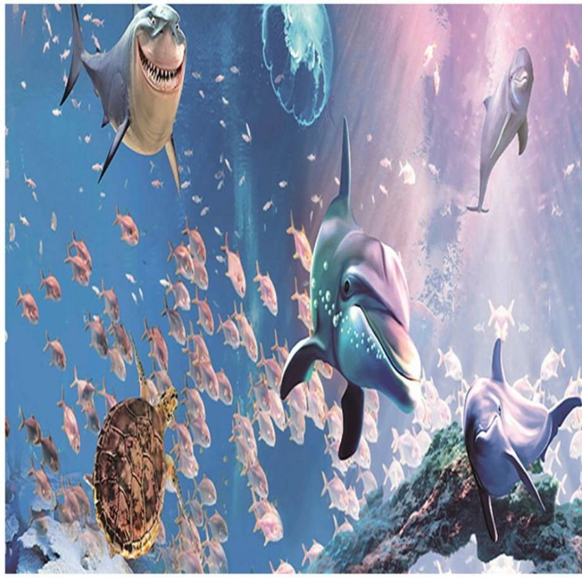 Lyla 3D Aquarium Background Fish Tank Wallpaper Decoration