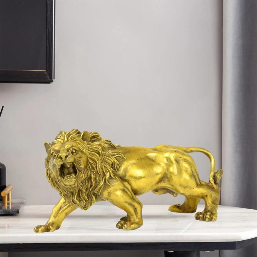 Feng Shui Figure statue sculpture Majestic Pure Copper Miniature Lion King  Figurines Desk Decorations Mini Vintage Brass Animal Statue Home Decor  Craft Ornaments: Buy Online at Best Price in UAE 