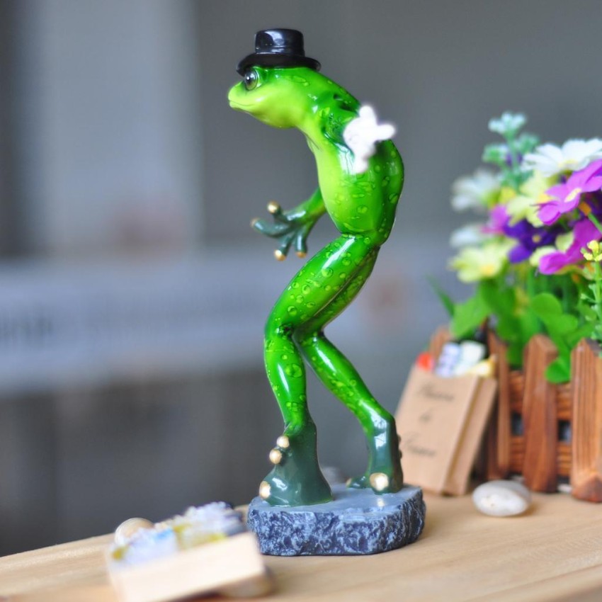 Lyla Resin Creative Dancing Star Frog Figurine Home Office Tabletop Decor  Gift D Decorative Showpiece - 5 cm Price in India - Buy Lyla Resin Creative  Dancing Star Frog Figurine Home Office