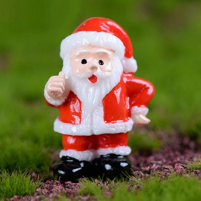 3*4cm Mini Santa Claus Figurines Miniature Christmas Decorations Home  Garden Tabletop Santa Claus Figure