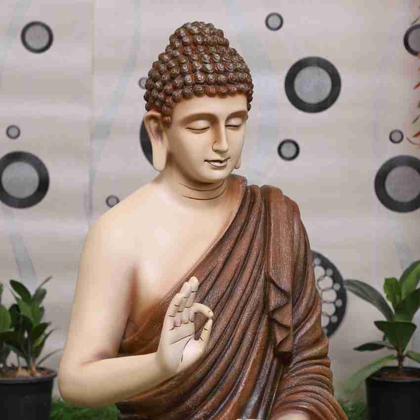 DECORWALE Meditating Buddha Idols for Home Decor Big Size Large