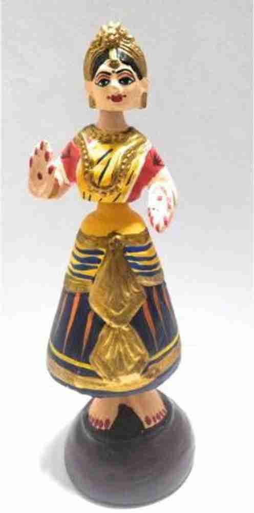 Jai Shoppee Tanjore Dancing Doll Lady Thanjavur Thalaiyatti Bommai 11 Inch Decorative Showpiece 18 cm Price in India Buy Jai Shoppee Tanjore Dancing Doll Lady Thanjavur Thalaiyatti
