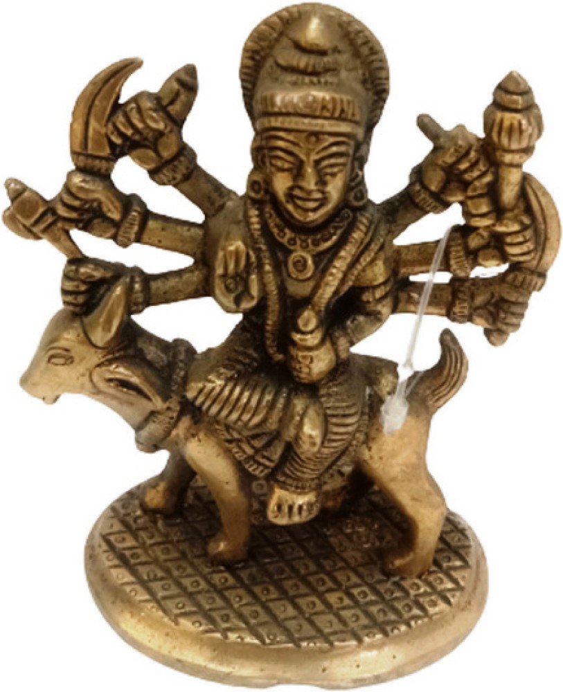 B H A R A T H A A T Brass Goat (Meldi Mata Vahan) Small Statue