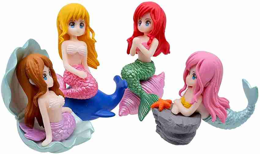 plastic mermaid figurines