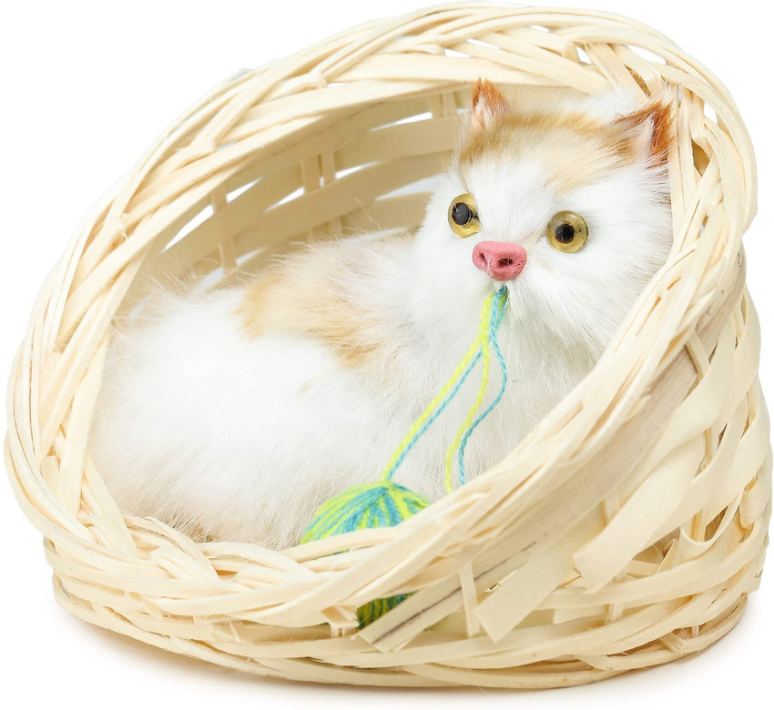 Cat in a basket toy sales