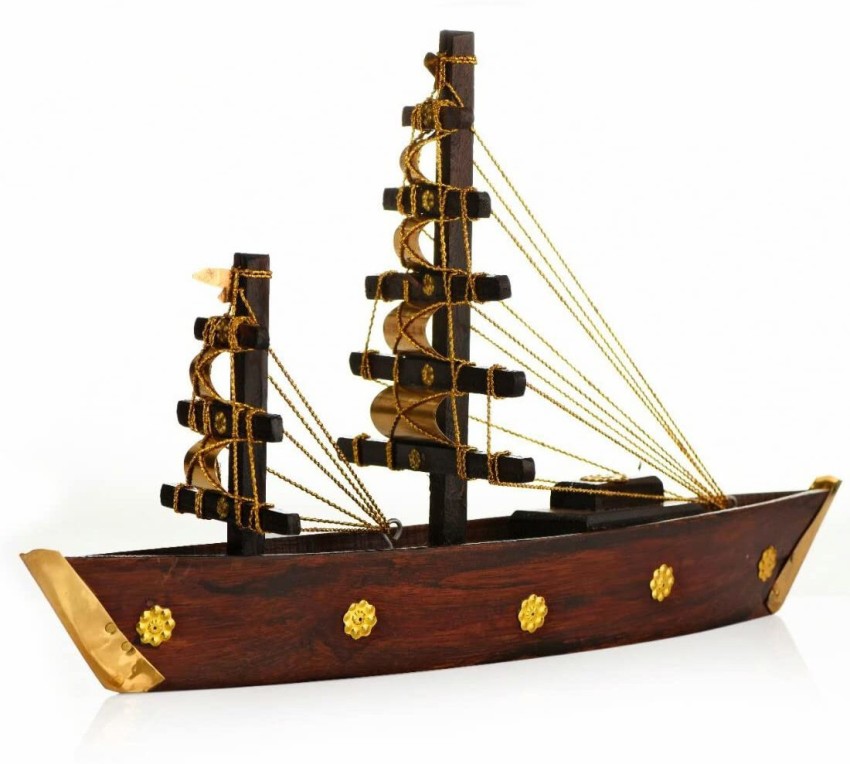 Kerala Wooden Dhow Type BOOM Boat Miniature Handicraft 240CM at