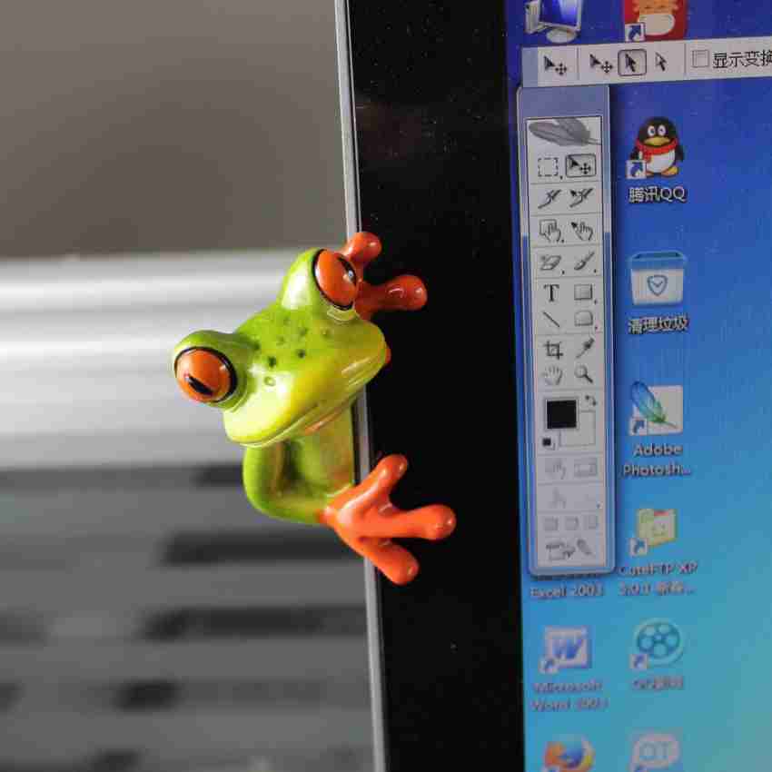 BNF Resin Creative 3D Craft Frog Figurine Office Desk Computer Decoration  #1 Decorative Showpiece - 10 cm Price in India - Buy BNF Resin Creative 3D  Craft Frog Figurine Office Desk Computer