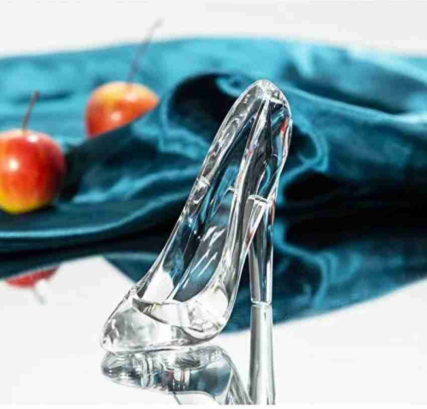Gimurm Princess Shoe Crystal Glass Slipper Shoe Acrylic Shoe Decoration  Makeup Brush Decorative Showpiece - 6.2 cm Price in India - Buy Gimurm  Princess Shoe Crystal Glass Slipper Shoe Acrylic Shoe Decoration