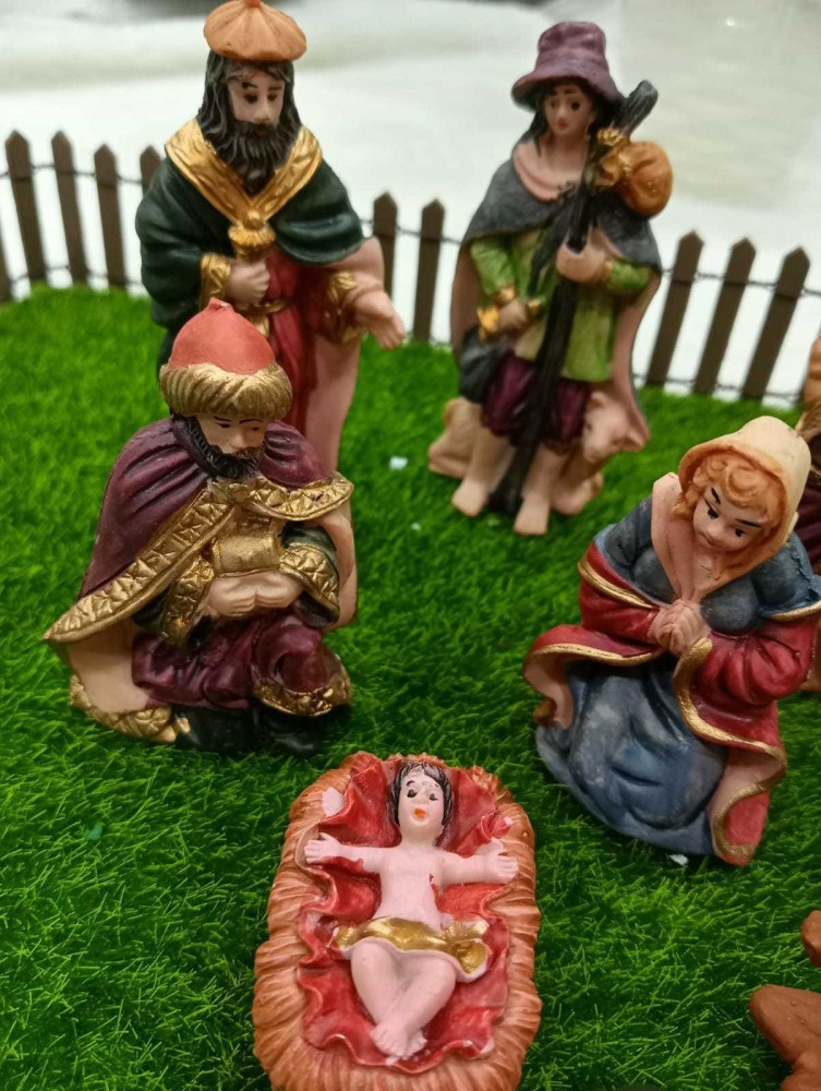 Style My Home Miniature Figurines, Grass, Fence for Christmas Decoration   10 Miniatures Set Decorative Showpiece - 9 cm Price in India - Buy Style My  Home Miniature Figurines, Grass, Fence for