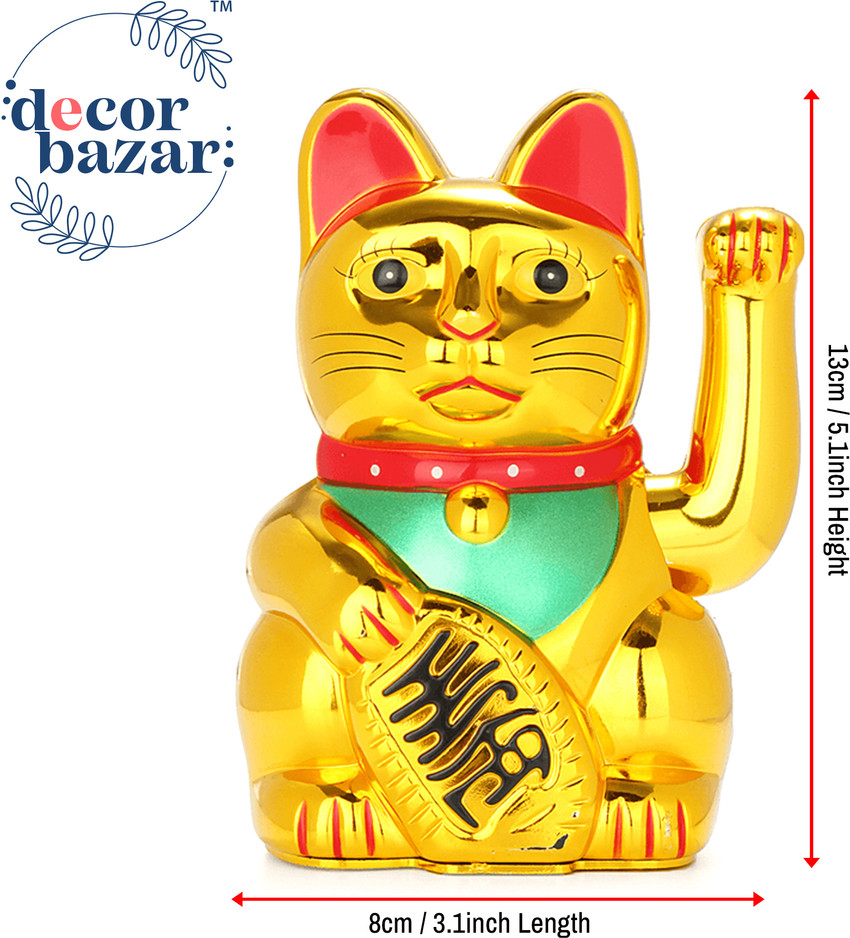 Feng shui cat with moving hand best sale